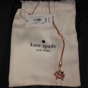 Year of the Pig Kate spade necklace brand new.